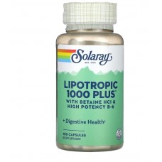 SOLARAY 抗脂肪肝 1000 Plus™ * 100顆 - Lipotropic