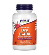  NOW Foods 維他命 E- 400 *100顆素食膠囊 -- Dry E-400 (268 毫克)