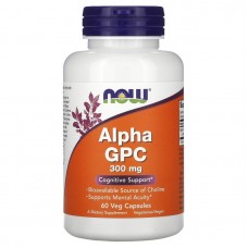 Now Foods Alpha GPC  L-α-甘油磷酸膽鹼 記憶力 300mg*60顆素食膠囊 支持精神敏銳度