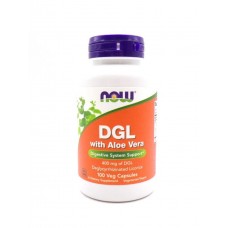 Now Foods DGL 甘草萃取物400mg*100顆 含: 蘆薈 維持胃/腸道內壁健康