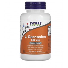 NOW Foods 肌肽 - 500 mg*100 顆素食膠囊- L-Carnosine  支持細胞完整性