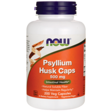 NOW Foods 洋車前子殼 --500mg *200 顆 - Psyllium Husk