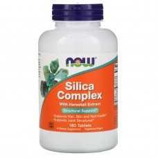 NOW Foods 二氧化矽複方 馬尾草萃取 --*180錠 - Silica Complex 保養-頭髮-皮膚-指甲