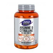 NOW Foods 精氨酸+瓜氨酸 500mg/250mg *120 顆 - Arginine & Citrulline