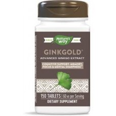  Nature's Way 專利銀杏葉萃取 --60mg*150錠 - Ginkgold Ginkgo Extract  