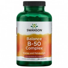 **效期2026/01** swanson 維他命B群 B-50    *250顆 - Balance B50 Complex