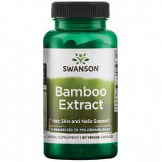 swanson  竹子萃取  300mg*60顆素食膠囊 - Bamboo Extract  幫助膠原蛋白形成