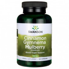 swanson 武靴葉+肉桂+桑葉 複方 * 120顆 - Cinnamon Gymnema