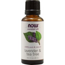 NOW Foods 薰衣草+茶樹精油 100％純 * 1 oz (30ml) ~ Lavender & Tea Tree 刺激!