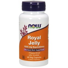 NOW Foods 3倍濃縮蜂王乳 (蜂王漿)--1500 mg * 60顆 Royal Jelly