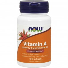 NOW Foods 維生素A 維他命A 10,000 IU * 100粒 - Vitamin A