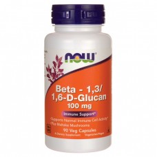 NOW Foods 黑酵母 β-聚葡萄糖100mg +舞茸160 mg * 90 顆~素食膠囊 β-葡聚醣 舞菇 β-多醣體Beta-1,3/1,6-D-Glucan