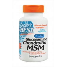 Doctor's Best  葡萄糖胺 + 軟骨素 + MSM *240 顆  - Glucosamine Chondroitin MSM 