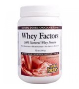  Natural Factors 100%天然乳清蛋白粉 -- 12 oz (340 g) 天然濃郁巧克力口味 -- Whey Factors