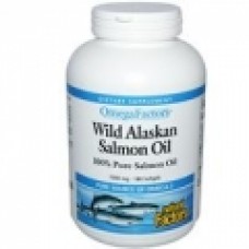 Natural Factors 阿拉斯加 野生鮭魚油-- 1000 mg* 180粒 - Wild Alaskan Salmon Oil