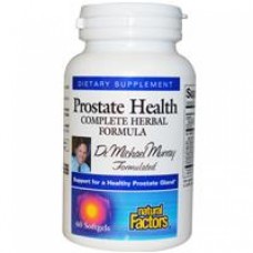 Natural Factors 前列腺營養 完整草本配方-- *60粒 - Prostate Health Complete Herbal Formula 含: 蕁麻 鋸棕櫚 非洲刺李