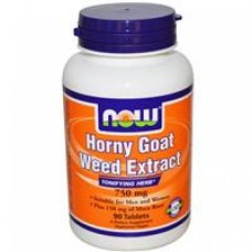  NOW Foods 淫羊藿提取物-- 750mg*90錠 - Horny Goat Weed Extract