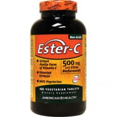 American Health 酯化維他命C -- 500mg *450錠  柑橘生物類黃酮  鈣 -- Ester-C