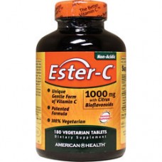 American Health 酯化維他命C -- 1000mg 柑橘生物類黃酮 鈣*180錠 -- Ester-C