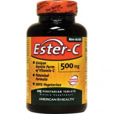 American Health 酯化維他命C 500mg 柑橘生物類黃酮 鈣*225錠- - Ester-C